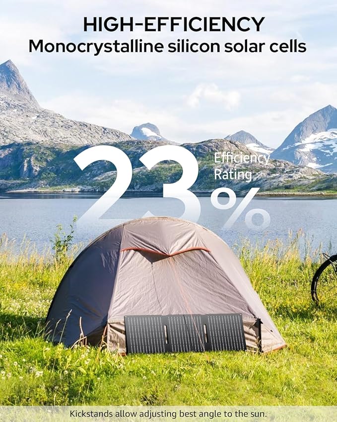 Apowking Portable Solar Panels 30W, Foldable Solar Panel Charger for Power Station, Cellphone, Laptop, Solar Panels with QC3.0 USB, Type C and DC 18V Output for Camping RV Trip