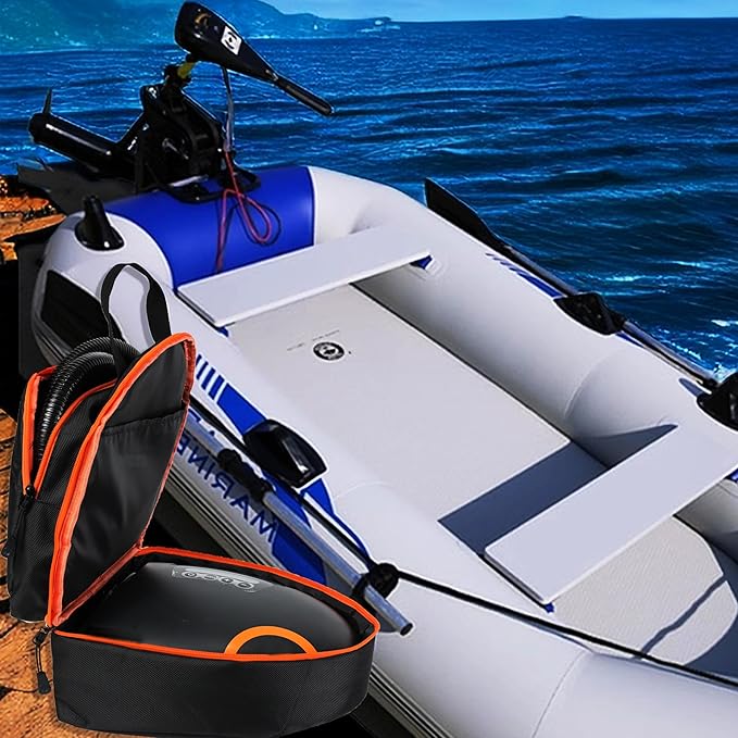 Carrying Waterproof Bag Compatible with OutdoorMaster Paddle Board Pump The SHARK/The Dolphin SUP Pump, Electric air pump bag Portable Storage Pocket for Paddle Board Accessories(Box Only)