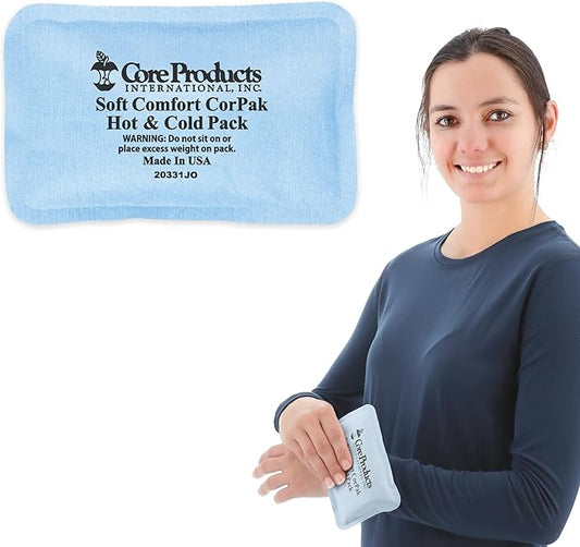 Core Products Soft Comfort CorPak, No Frost Hot and Cold Therapy Pack - 3" x 5", Made in The USA