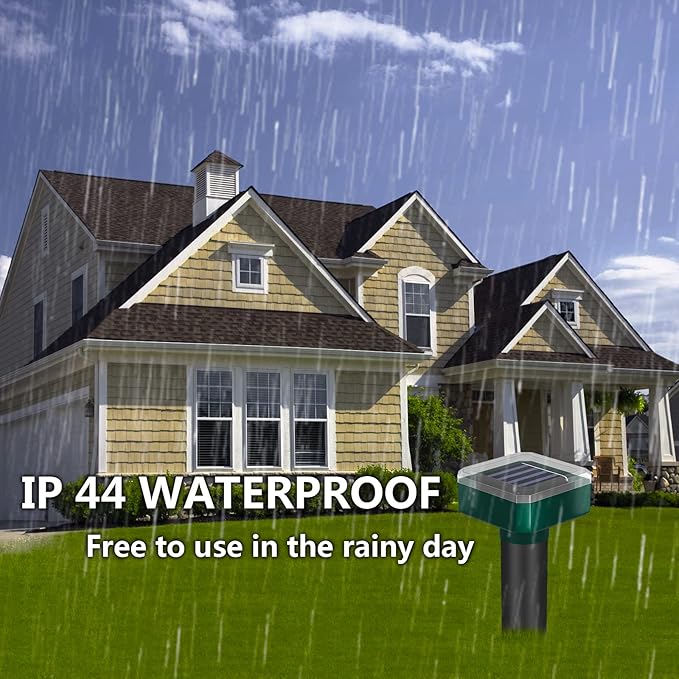 Effective Solar Deer Repellent Outdoor - Ultimate Deer Deterrent Devices for Your Yard, Keep Deer Away with High-Tech Deer Repeller for Yard, Deer Repellent Devices Outdoor Pet Safe