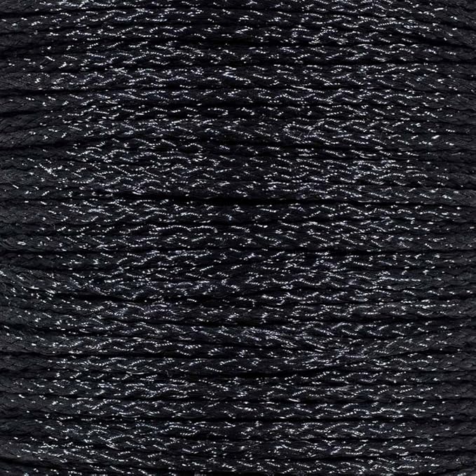 Hollow Braid Polypropylene Rope (3/16 Inch, 500 Feet, Black) - Barrier Rope - Trail Marking, Crowd Control, Golf Courses
