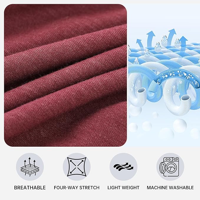 BAMBOO COOL Men's Underwear Briefs Fabric Covered Waistband Underwear Breathable Briefs with 3D Pouch Tagless Panties for Men