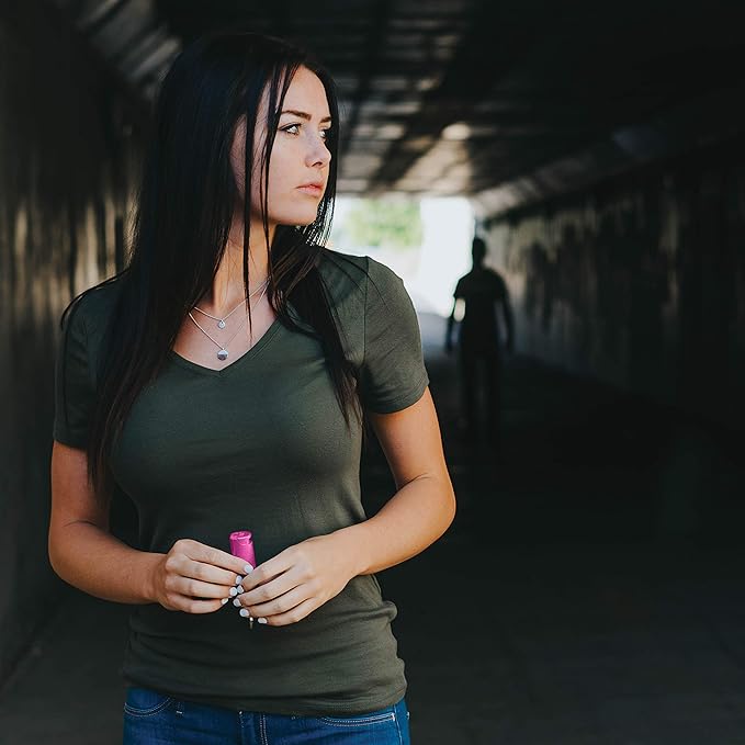 Zarc Vexor Police Strength Pepper Spray, Flip-Top Finger Grip, 20+ Shots, 10-12 Ft. Range - 4 Pack