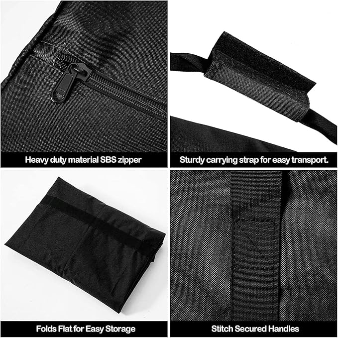 INFANZIA 45 inch Duffel Travel Sports Equipment Bag, Long Luggage Bag with Upgrade Zipper Water Resistant, Extra Large Foldable Storage Bag for Camping, Tent, Tripod, Fishing