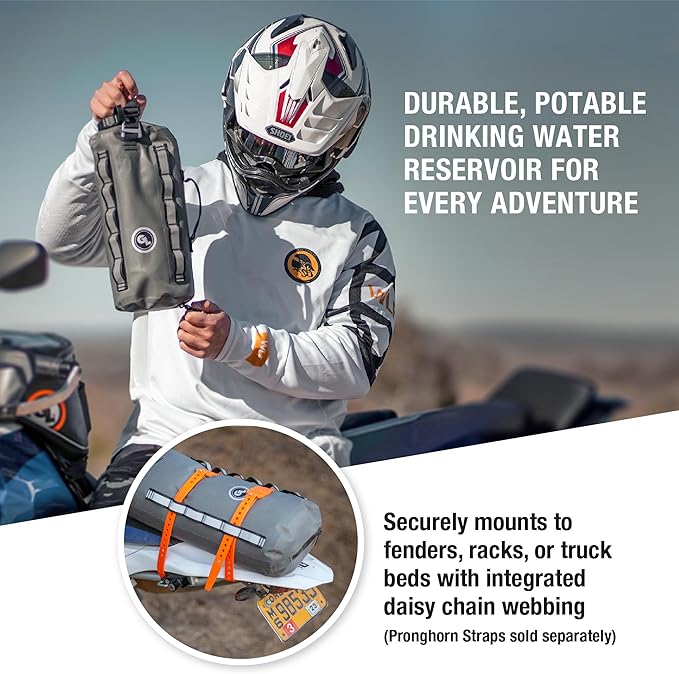 Giant Loop Cactus Canteen Water Reservoir, Foldable and Collapsible Utility Bladder for Drinking Water 1,2,3,5-Gallon (1-Gallon)