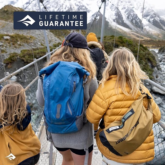 Sea to Summit Big River Dry Bag, Heavy-Duty Dry Storage, 5 Liter, Gold Brown