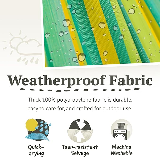 La Siesta® Large Double Brisa Classic Hammock, Outdoor Indoor Hammock Swing - Handmade Weather & Tear Resistant Patio Backyard Bedroom Hammock, Lime