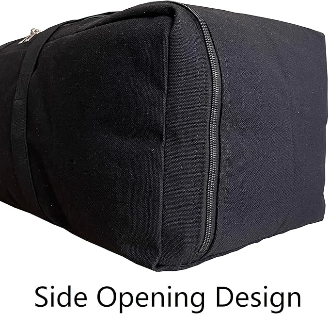 Extra Large Canvas Travel Duffle Bag Heavy Duty, Sports Military Camping Tent Storage
