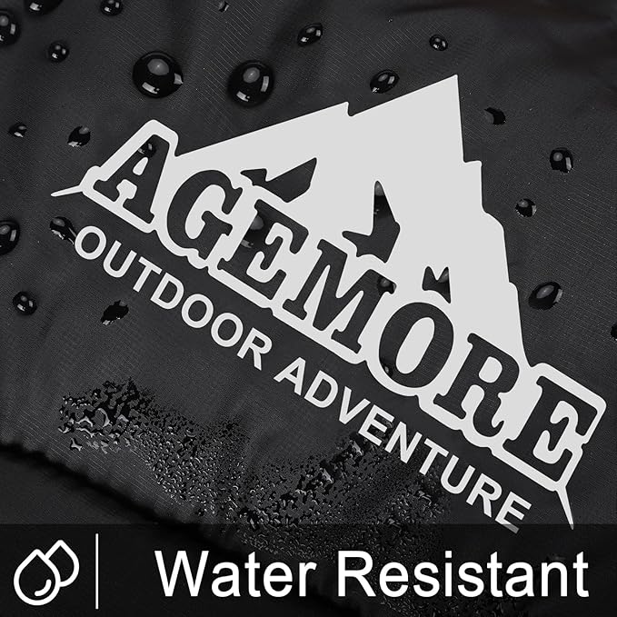 AGEMORE 0 Degree Double Sleeping Bag for Adults, Cotton Flannel Lined 2 Person Queen Size Warm Sleeping Bag for Family Winter Camping or RV Traveling