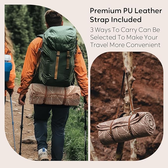 100% Wool Blanket, 62" x 86", Warm, Thick, Washable, Military Wool Blanket, Great for Camping, Outdoors, Sporting Events, Survival Kits