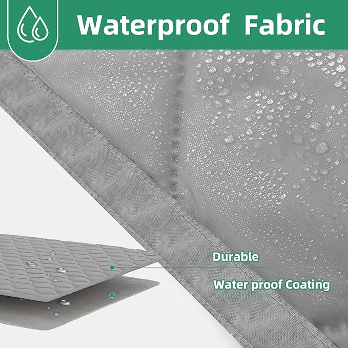 Insulated Door Curtain Fit Door 36"x82" - Magnetic Thermal Cover for Winter - Winter Door Insulation to Keep Warm Air in & Cold Air Out