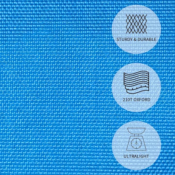 Small Drawstring Bags Stuff Sack Set 5-Pack,Colorful 3L/5L/9L/15L/20L Ultralight Ditty Bags with Dirty Flap for Camping,Hiking,Travelling or Laundry (Blue&Golden&Grey&Yellow&Green)