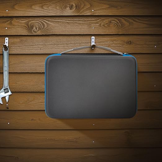 Battery Organizer Storage Holder Case Box with Tester Checker BT-168. Holds 225 Batteries AA AAA C D Cell 9V 3V Lithium (Blue)