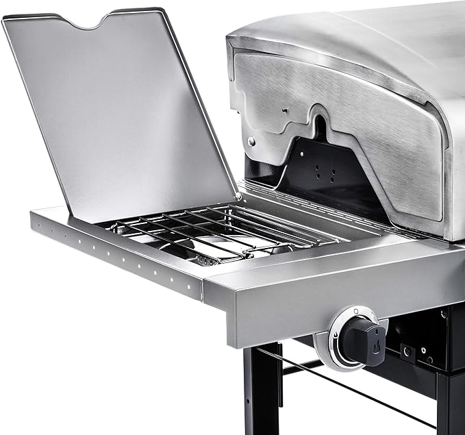 Char-Broil Performance Series Convective 4-Burner with Side Burner Cart Propane Gas Stainless Steel Grill - 463377319