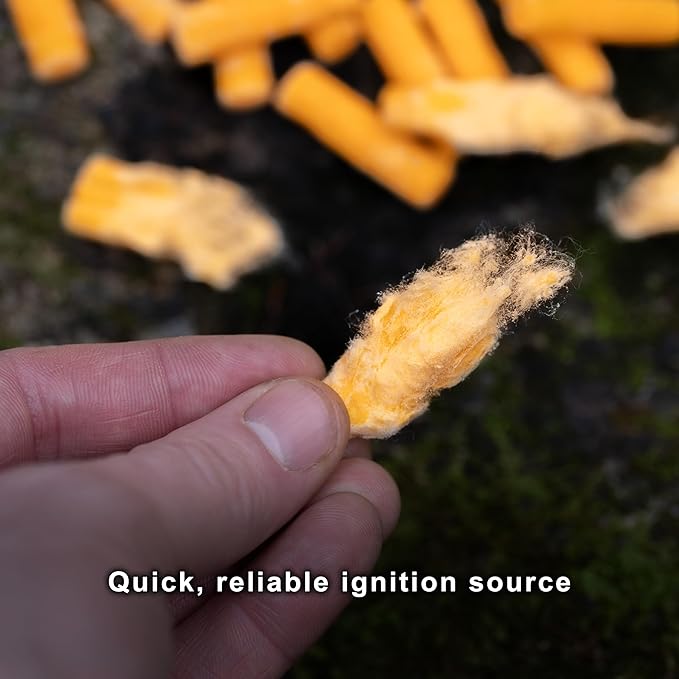 Fire Plugs 100% Waterproof Fire Starter for Emergencies, Survival, Campfire, Fire Pits, Grills | Burns 5+ Minutes, All Natural, Non-Toxic