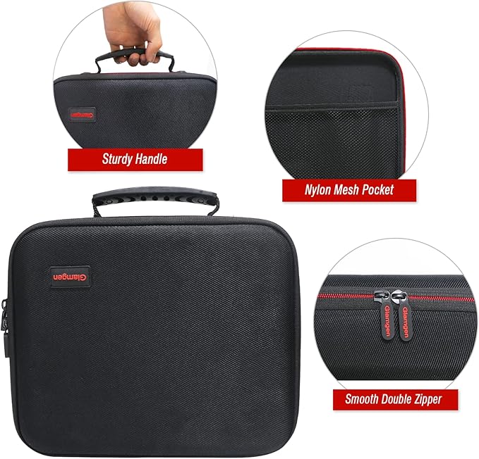 Glamgen Battery case organizer with Tester (BT168), Battery Storage case Holds 126 Batteries Various Sizes AAA AA C D 9V Lithium 3V, Batteries Holder Organizer