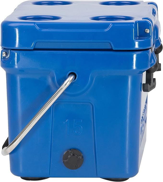 Coastland Bay Series Cooler Premium Everyday Use Insulated Rotomolded Cooler, Small Ice Chest for Tight Spaces, Soccer Games, & Tailgates