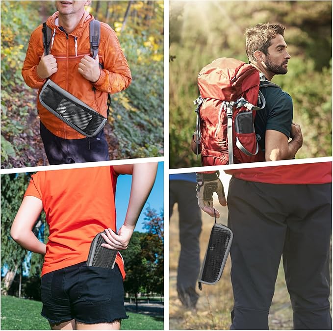 Camping Stool，Portable Foldable Shoulder Bag Stool Adult Collapsible Chairs for Fishing Outdoor Hiking 300 LBS Load