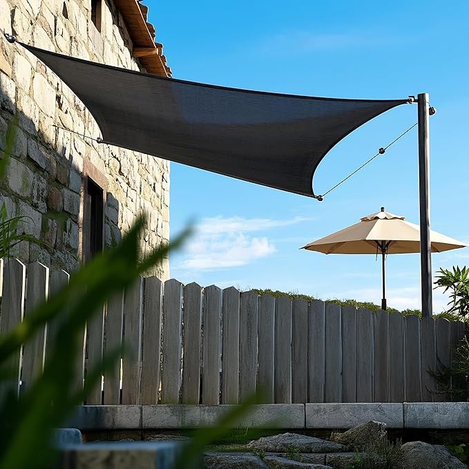 90% Black Shade Cloth, 3 x 6 FT Sun Shade Net with Grommets, Garden Sunblock Shade Cloth Shading for Greenhouse, Plant, Pergola, and Backyard Patio