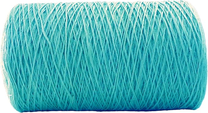 1mm x 3000 Feet Blue Jute Rope, Twine for Gardening Tomato Climbing Plant Tie Floristry Crafts Gift Wrapping Packing Decor