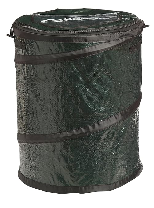 Coghlan's Mini Pop-Up Lightweight Trash Can – Collapsible Waste Bin for Camping, Hiking, Travel, and Outdoor Use – Portable, Durable, and Easy to Store – 14 Gallon