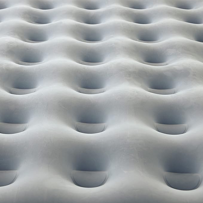 Nautica Home Express Sleep Air Mattress Inflatable Bed for Guests, Travel and Camping: Support Comfort System with Puncture Resistance Vinyl, Full