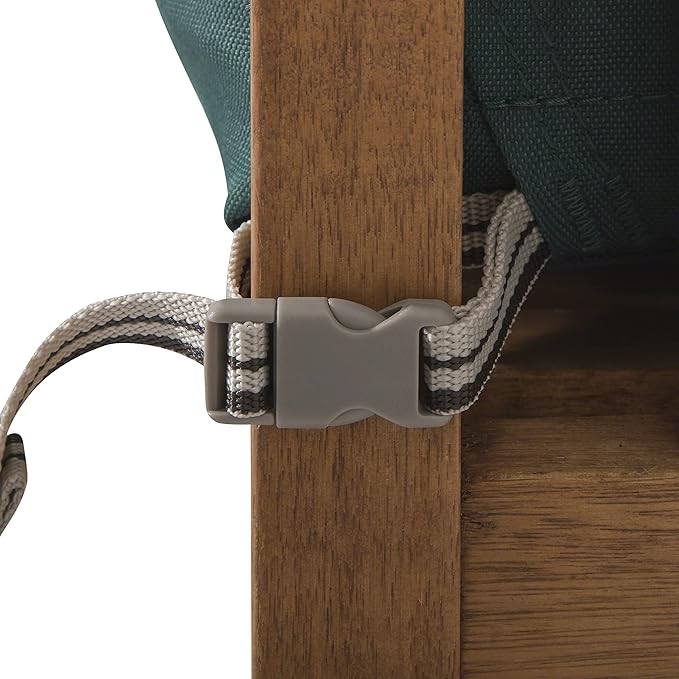 Classic Accessories Ravenna Water-Resistant Patio Lounge Chair/Loveseat Cushion, 25 x 27 x 5 Inch, Mallard Green