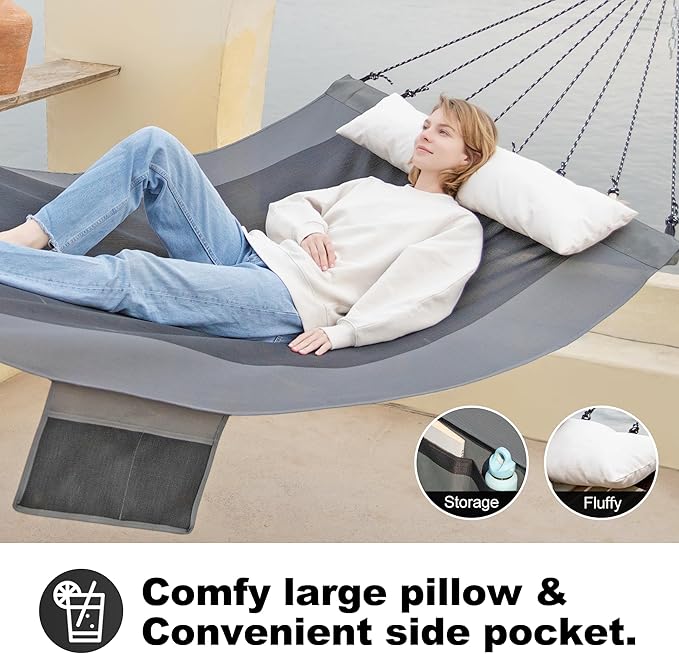 Only Textilene Hammocks for Outdoor (Volcano Grey)