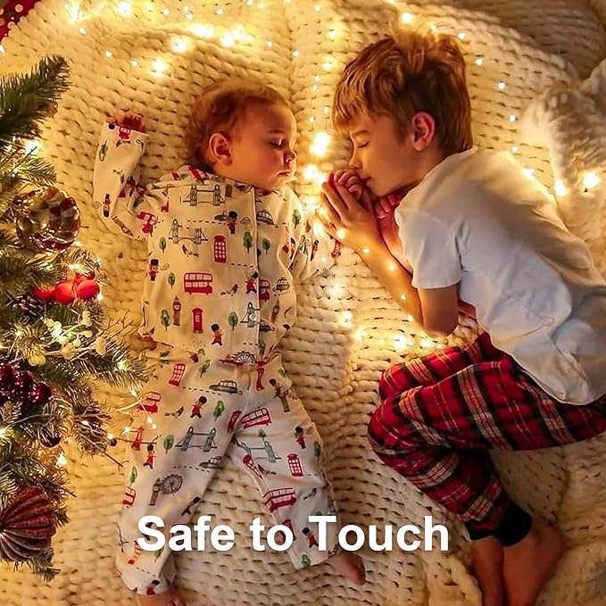 2Pack USB Plug in Fairy String Lights,16ft 50 LED Copper with Remote and Timer, 8 Modes Waterproof Twinkle String Lights Battery Powered for Bedroom Indoor Party Wedding Christmas Decoration