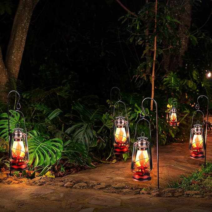 4 Pieces Oil Lamp 12 Inch Hurricane Lantern Kerosene Lamp Oil Lantern Fuel Camping Lanterns Burning Lantern Metal Hanging Lantern with Wick for Indoor Party Decorations Home Camping Hiking (Bronze)