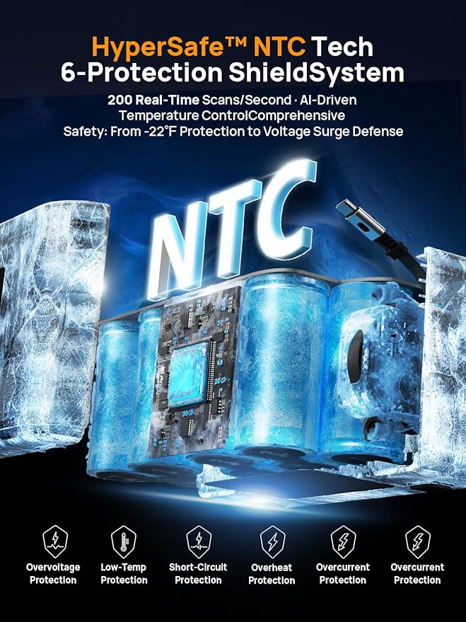 AFERIY 145W DC Portable Power Station w/ 100W PD Retractable USB-C Cable, 99.2Wh LiFePO4 Battery Dual Way 100W PD, Solar Generator,TSA Approved Portable Power Bank, 6 Protections for Camping Travel