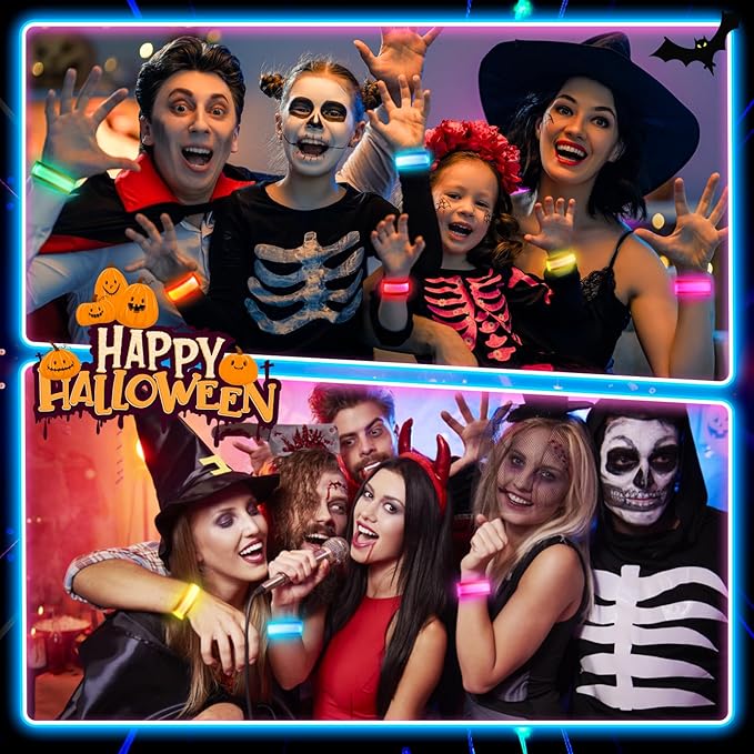 14/7 PCS LED Glow Bracelets, LED Light Up Bracelets for Kids Adults,Glow in The Dark Party Favors Supplies for Night Events, Concerts Rave Sports Accessories...