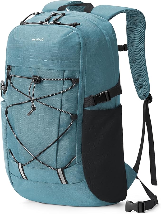 ECOHUB Hiking Backpack 30L Travel Backpack Lightweight Casual Daypack Water Resistant Camping Bag Outdoor Sports Back pack for Men Women