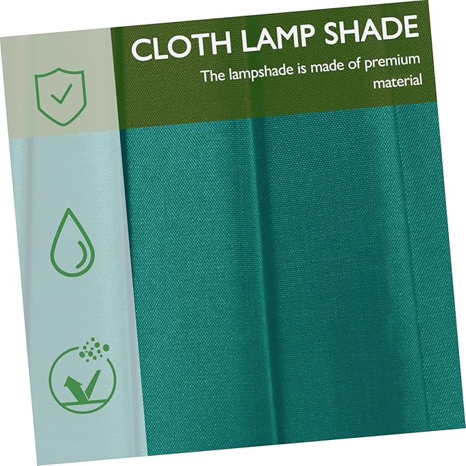 1pc Stylish Cloth Lampshade for Ceiling Table and Floor Lamps Clip Design Easy Installation Decorative Accessory