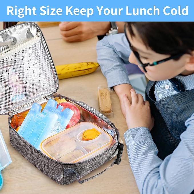 4/8 Pack Ice Packs for Lunch Boxes & Coolers, Slim Reusable Lunchbox Cooler for Women, Quick Freeze Space Saving Freezer Icepack, Long-Lasting Picnic Accessories Small Cold Pack, Travel Essentials