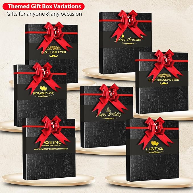 Multitools Gift Set "I LOVE YOU", Men Gifts 3 Items Pack with 14-In-1 Multi tool Pliers, Pocket Knife, Tactical Pen, Gifts for Men Women, Stocking Stuffers EDC, Survival Tools Set (I LOVE YOU)