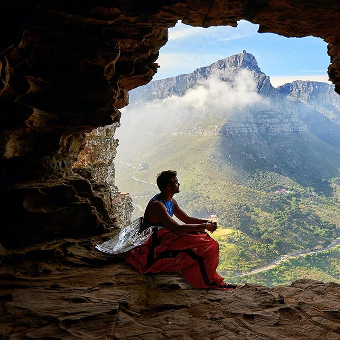 Emergency Bivy Sack Bivy Bag - Emergency Sleeping Bags 4 Pack Mylar Survival Sleeping Bag Emergency Bivvy Sack Waterproof Lightweight Foil Military Patriot Compact Gear Blanket Thermal Escape Camping