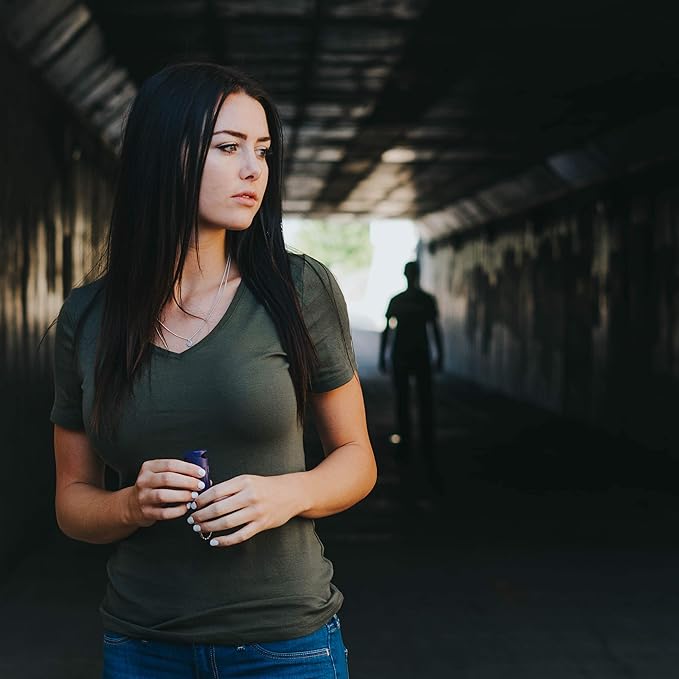 Zarc Vexor Police Strength Pepper Spray, Flip-Top Finger Grip, 20+ Shots, 10-12 Ft. Range - 4 Pack