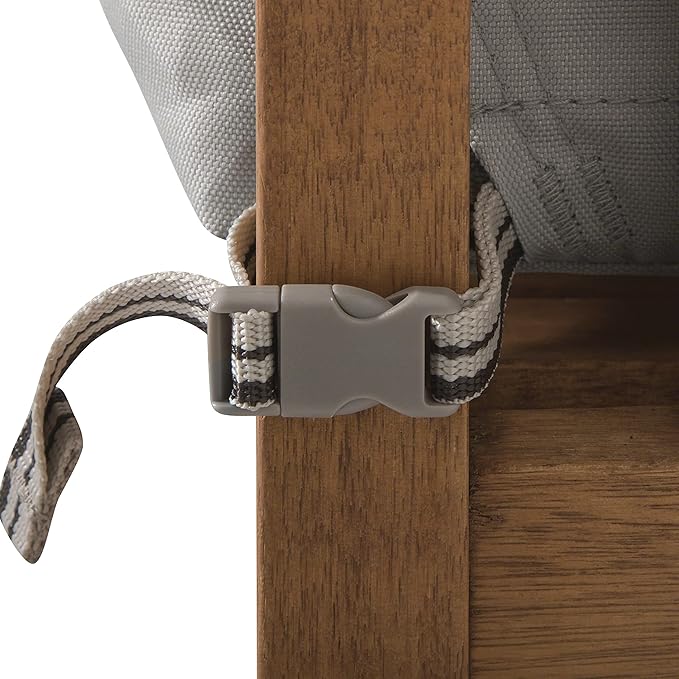 Classic Accessories Ravenna Water-Resistant Patio Lounge Chair/Loveseat Cushion, 25 x 27 x 5 Inch, Mushroom, rectangle Outdoor Seat Cushion