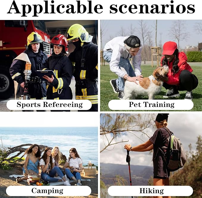 120dB Loud Whistle with Lanyard, Titanium Emergency Safety Tin Whistles Survival Whistle for Outdoor Camping Hiking, Lifeguard, Dog Training Whistles, 3 Pack 1.97 × 0.28 Inches