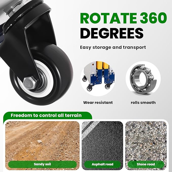 Carbon Steel Welding Table 65x12in, 1500LBS Foldable Welding Workbench with 5-Level Adjustable Height 29-48in, 4 Swivel Wheels Portable Welding Table for Workshop & Industrial Applications