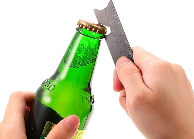 BBTO Striker Scraper Ferrocerium Rod Scraper Steel Ferrocerium Rod Striker Flint Fire Starter with Keychain Ring for Survival Drilled, Emergency, Camping, Backpacking, Hiking, Bush-Craft