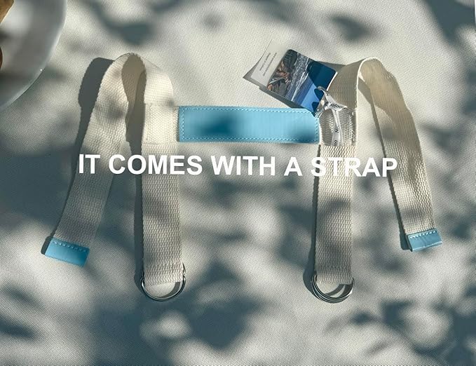 4’9” x 6’3” White Lightweight Water-Resistant Canvas Mat – Picnic, Outdoor, Beach, Park, Camping, Toy Mat