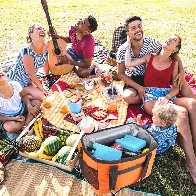 4/8 Pack Ice Packs for Lunch Boxes & Coolers, Slim Reusable Lunchbox Cooler for Women, Quick Freeze Space Saving Freezer Icepack, Long-Lasting Picnic Accessories Small Cold Pack, Travel Essentials