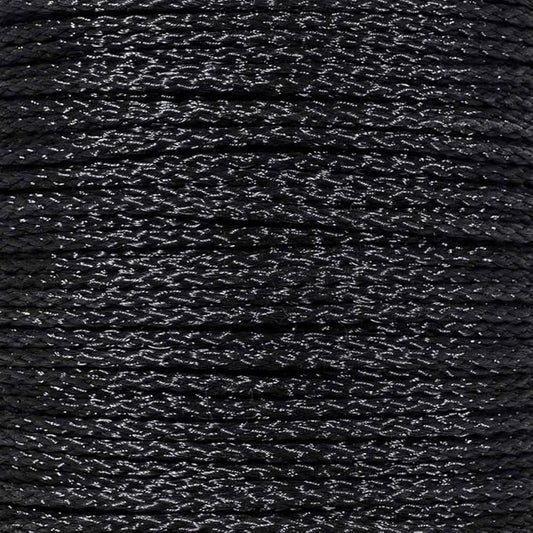 Hollow Braid Polypropylene Rope (1/4 Inch, 1000 Feet, Black) - Barrier Rope - Trail Marking, Crowd Control, Golf Courses