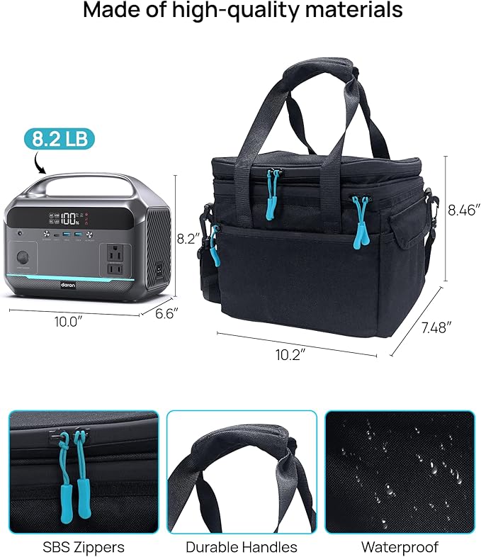 Portable Power Station, 288Wh (90,000mAh) LiFePO4 Battery, 350W (600W Peak) Power Bank with AC Outlet, 8.2LB Fast Charing Mini Solar Generator for Outdoor Camping and Emergency (Solar Optional)