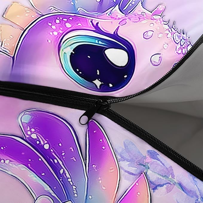 AILONEN Pink Lovely Rabbit Sleeping Bag for Girls Kids Adults,Warm and Cool Weather,Lightweight,Waterproof Backpacking,Cartoon Flowers Printed Bunny Sleeping Bag for Camping