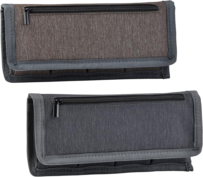 2Pcs Battery Storage Case Bag for LP-E6 EN-EL15 NP-FW50 NP-F550 DSLR Camera Batteries and AA AAA Battery