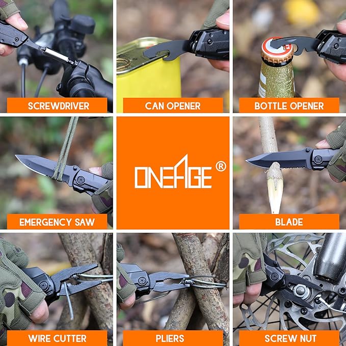 Gifts for Dad, Multitool Knife BEST DAD EVER for Camping, Fathers Day Christmas Unique Gifts for Dad, Dads Birthday Gift from Daughter Son, Christmas Ideal Presents for Dads, Gadget Present for Father