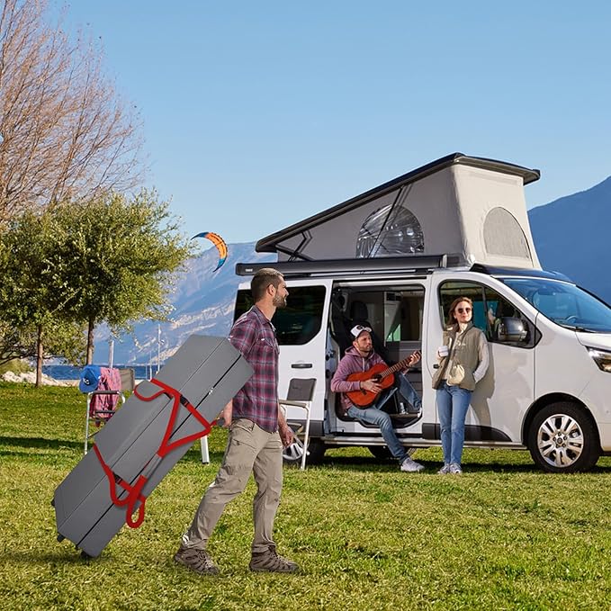 Cuddly Nest Wheeled Canopy Bag Replacement for 10x10ft Pop Up Canopy Tent-Rolling Carry Storage Bag with Sturdy Handles/Buckle Strap and Pocket